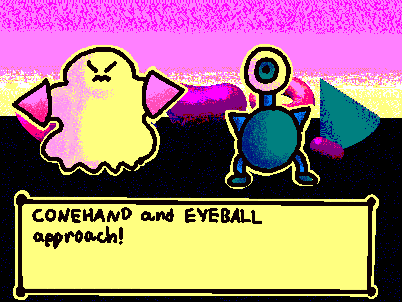 screenshot mockup depicting the cyberworld